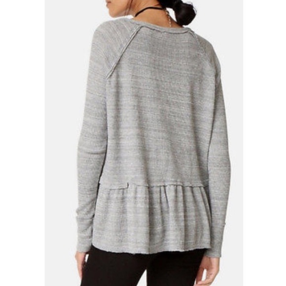 Free People We The Free Thermal Henley Coastline Top - Picture 2 of 11